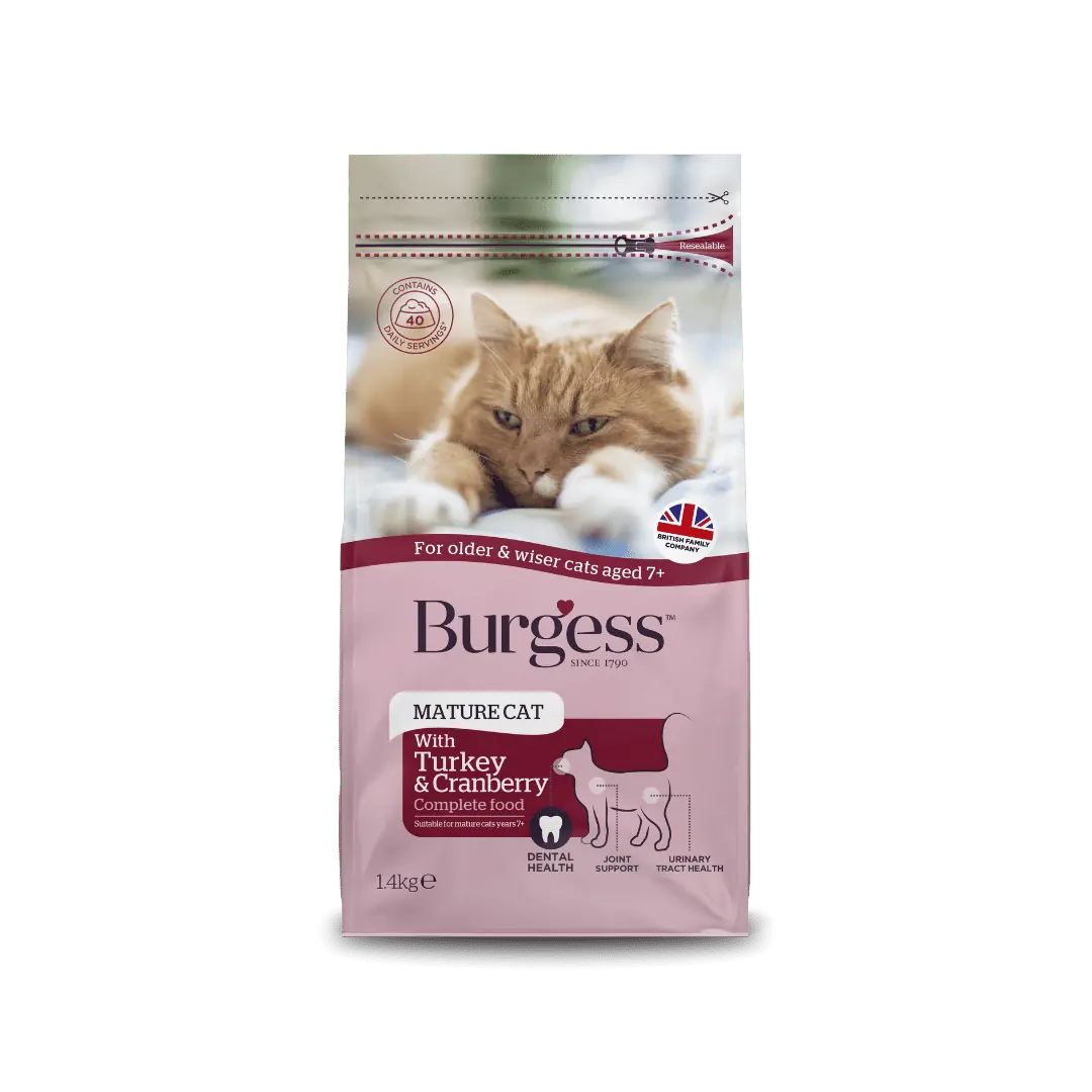 Burgess Mature Cat with Turkey & Cranberry product image