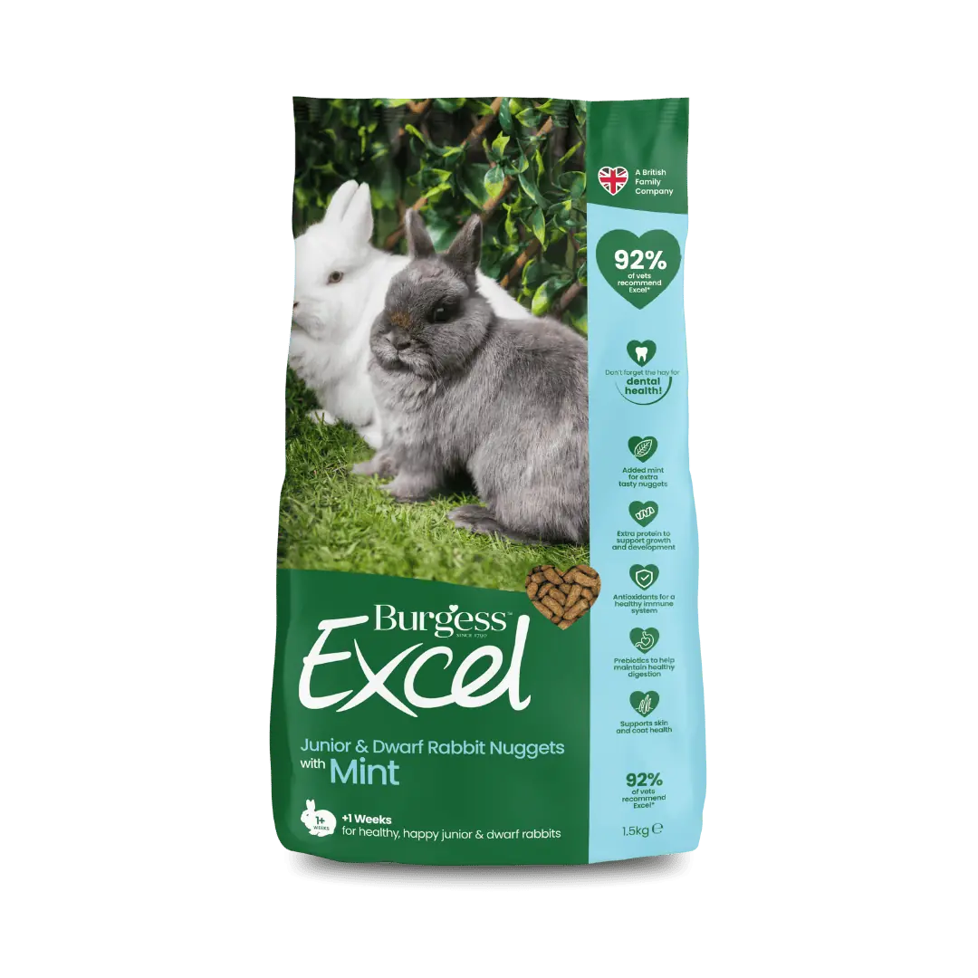 Excel Junior & Dwarf Rabbit Nuggets with Mint product image