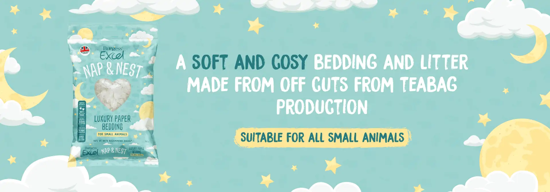 Excel Nap & Nest Paper Pet Bedding